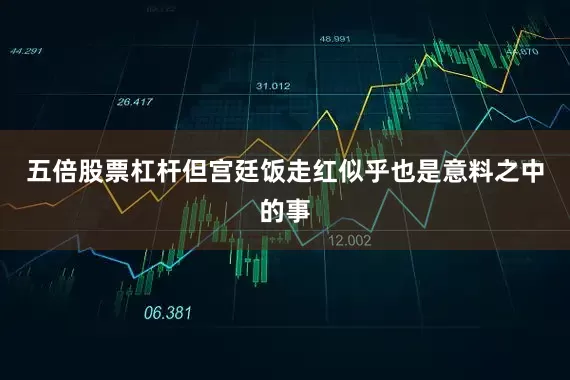五倍股票杠杆但宫廷饭走红似乎也是意料之中的事